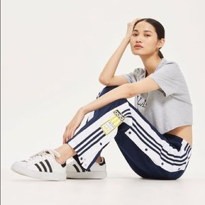 Adidas Adibreak Navy Blue Track Pants XS